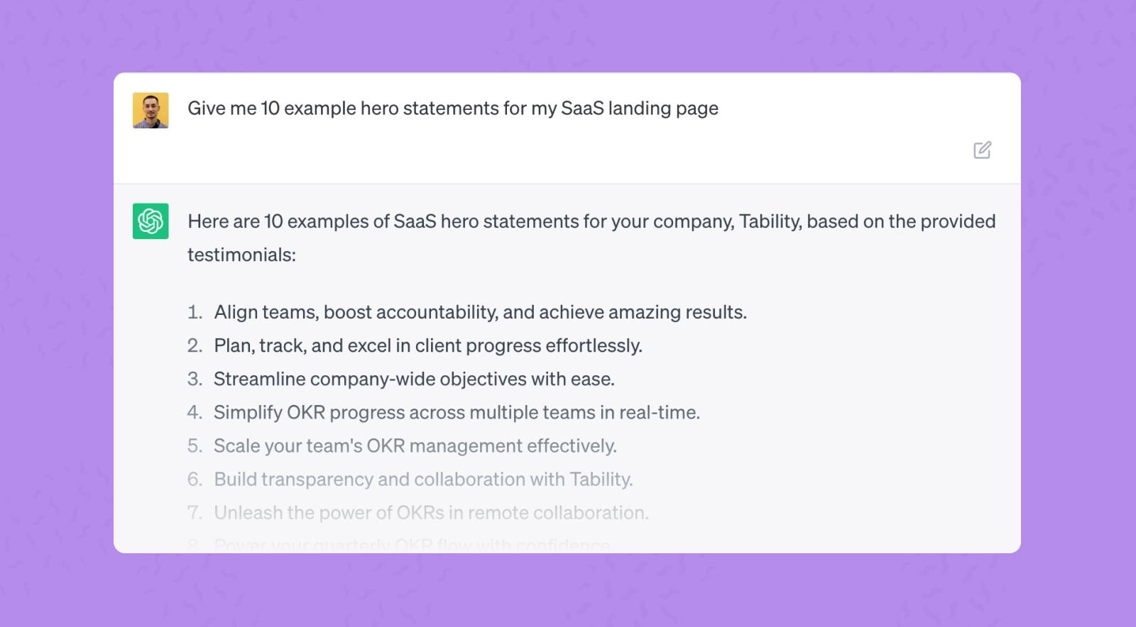 How we used ChatGPT to build our new homepage and refine our SaaS product marketing